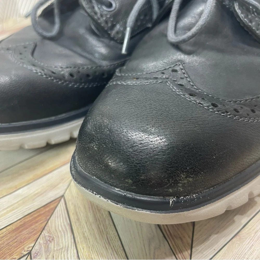 Mark Nason Men's Neo Casual Creswell Wingtip Oxford Size 10 Navy‎ S6